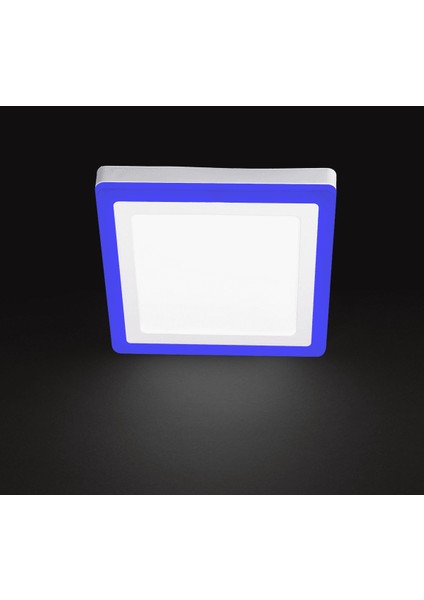 Eco Lounge Noas YL15 1800 R Sıva Üstü Kare 18+6W Fonksiyonlu LED Spot 6500K Beyaz+Mavi fiyatları
