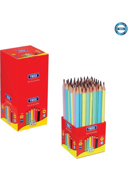 Başlangıç Kalemi-Üçgen (72 Adet)