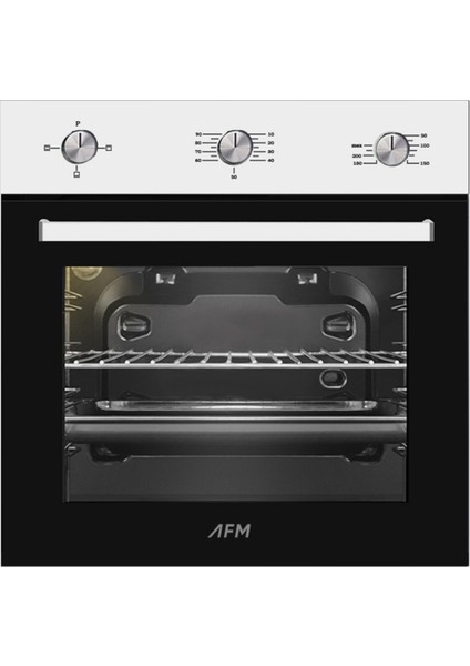 ve Afm Tech Markalı / Statik Fırın Sessiz Cam Ankastre Set ( D087-SA + FM2201 + FM7301 ) modelleri