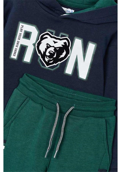 Erkek Çocuk 3-9 Yaş Ikili Eşofman Takımı 4877 Lacivert fiyatları