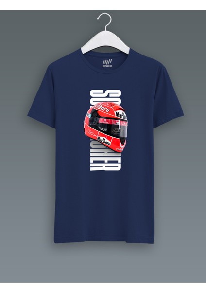 Schumacher Imzalı Kask T-Shirt