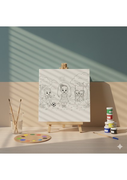 Çocuklar Için Afrikalı Çocuklar Bambotek ve Himba Oyun Parkında Eğitici ve Eğlenceli Boyama Seti fiyatları