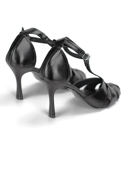 Princess Kadın Klasik Topuklu Ayakkabı Siyah Rugan indirimleri