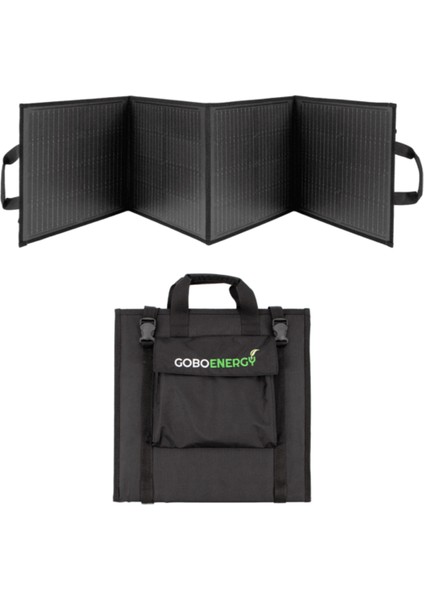 120W Taşınabilir Solar Çanta Panel - Siyah