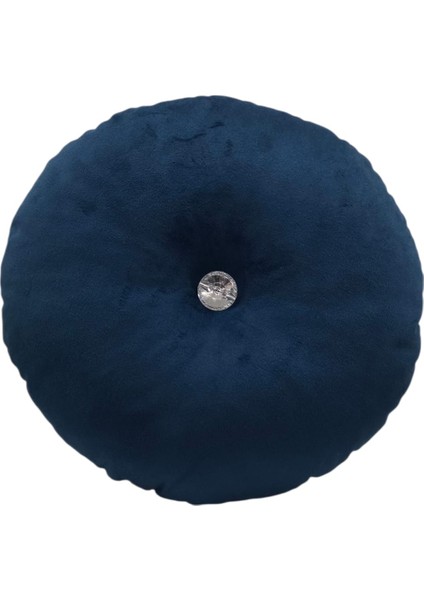 Yuvarlak Dolgulu Düğmeli Kırlent-Kalın Uzun Ömürlü Kumaş