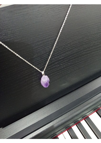 Doğal Taş Ametist Kolye indirimleri