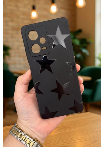 Redmi Note 12 Pro 5g - Star Silikon Darbe Emici Klasik Korumalı Rubber Kılıf