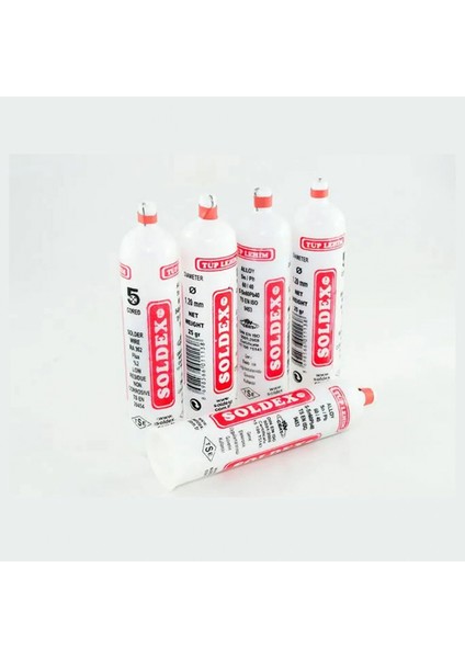 Tüp Lehim 1,2 mm 25 Gr - 5 Kanallı, Sn:60 / Pb:40