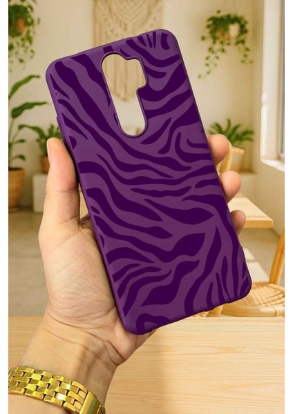 Xiaomi Redmi Note 8 Pro Zebra Desenli Silikon Darbe Emici Klasik Korumalı Rubber Kılıf