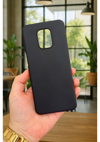 Xiaomi Redmi Note 9 Pro ve 9s Uyumlu Silikon Darbe Emici Klasik Korumalı Rubber Kılıf