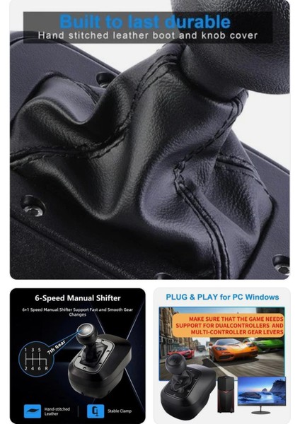 G29 G27 G25 G920 Için Geri Vitesli Pc USB Yarış Oyunları Simülatörü Vites Kolu fiyatları