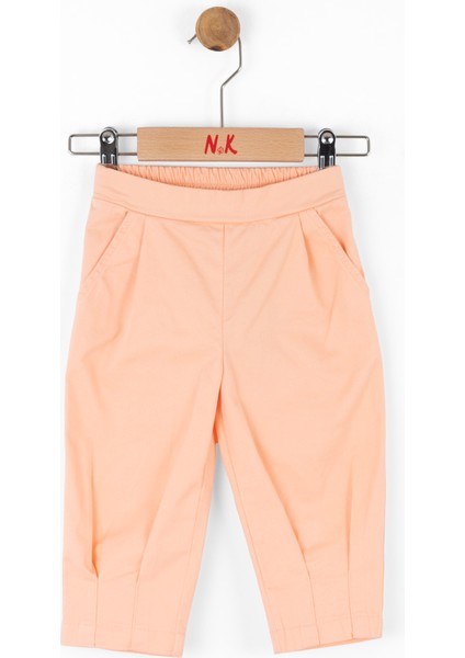 01-04 Yaş Kız Bebek Somon Üçlü Takım - Somon