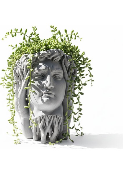 Evora Saksı — Dekoratif Heykel Saksı