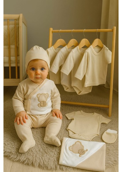 Laura Baby Erkek Bebek 10 Lu Hastane Çıkışı Seti