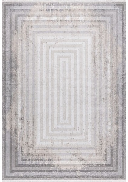 Moda 31660A Gri Serisi Salon Oturma Yatak Odası Halısı