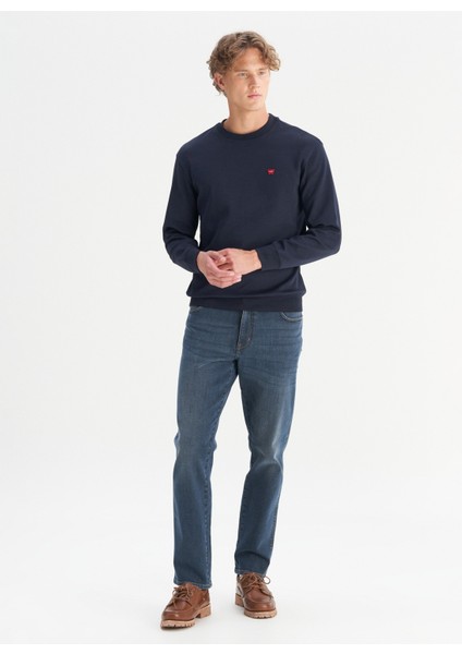 Bisiklet Yaka Lacivert Erkek Sweatshırt W2520255410 Lacivert Sweatshirt fiyatları