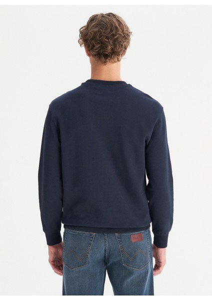 Bisiklet Yaka Lacivert Erkek Sweatshırt W2520255410 Lacivert Sweatshirt indirimleri