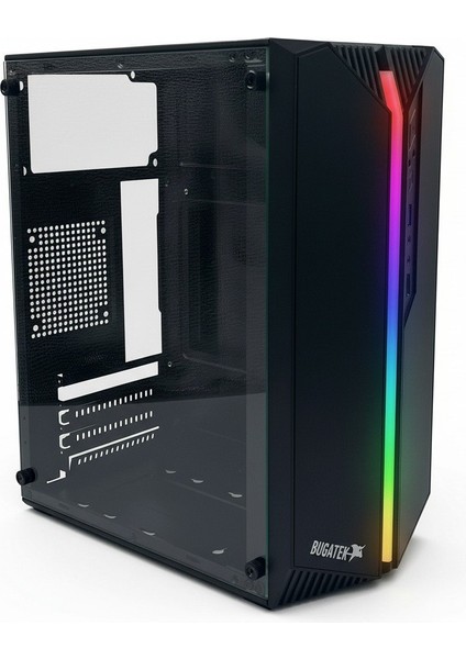 Bgyrgb USB 3.0 Micro-Atx Rgb Temperli Cam Bilgisayar Kasası