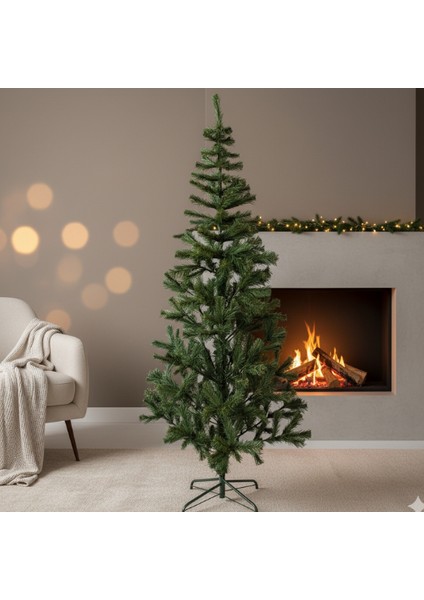 120 cm Dekoratif Yılbaşı Çam Ağacı - Sık Dallı, Gerçek Görünümlü Ağaç
