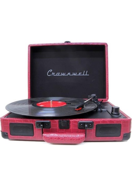 Pikap Suitcase Cr Series Bordo Elektronik Bluetooth Hoparlör Plakçalar CW002-CH fiyatları