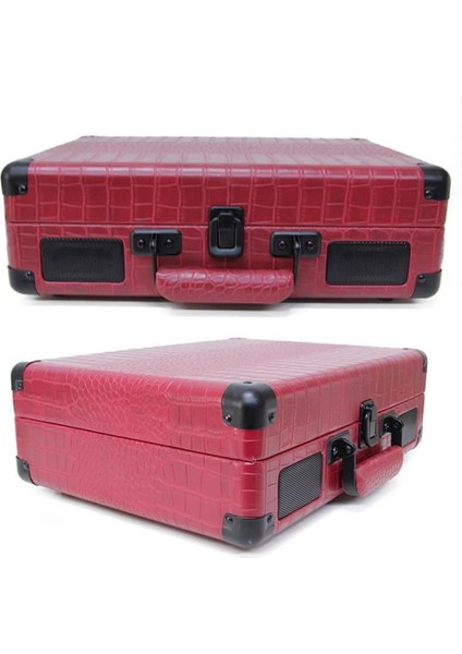 Pikap Suitcase Cr Series Bordo Elektronik Bluetooth Hoparlör Plakçalar CW002-CH indirimleri