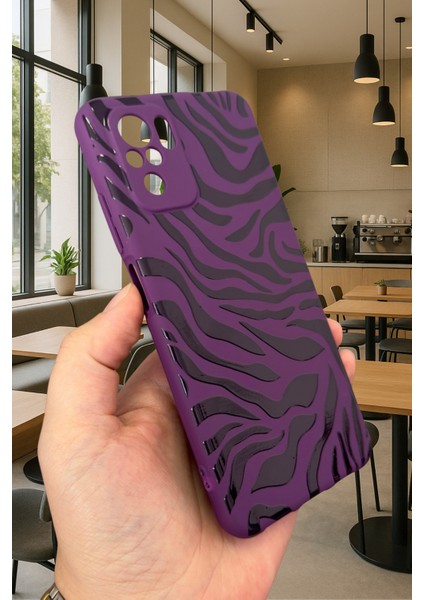 Xiaomi Redmi Note 10 ve 10S Uyumlu Zebra Desenli Silikon Darbe Emici Klasik Korumalı Rubber Kılıf modelleri