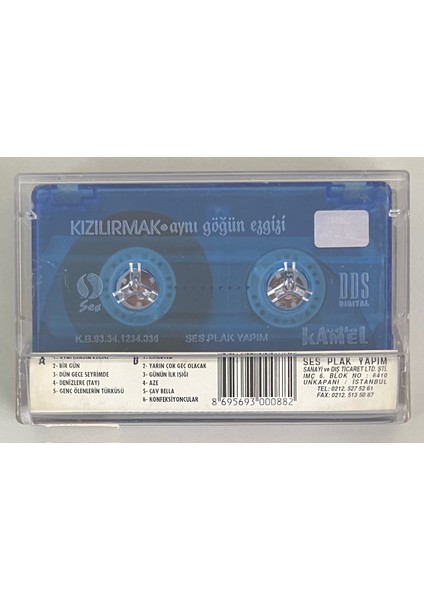 Kızılırmak Aynı Göğün Ezgisi Kaset (Orijinal Dönem Baskı Kaset) fiyatları