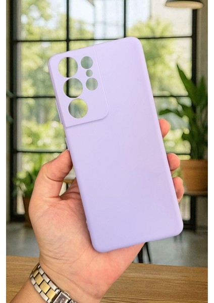 Samsung Galaxy S21 Ultra Silikon Darbe Emici Klasik Korumalı Rubber Kılıf