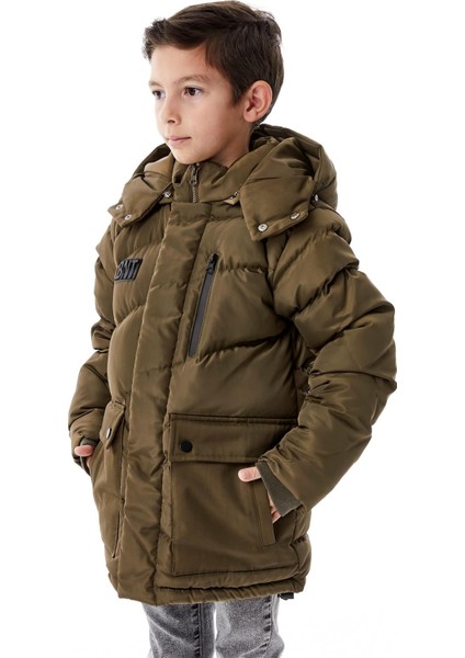 Erkek Çocuk Kapüşonlu Kalın Kışlık Mont 51335 modelleri