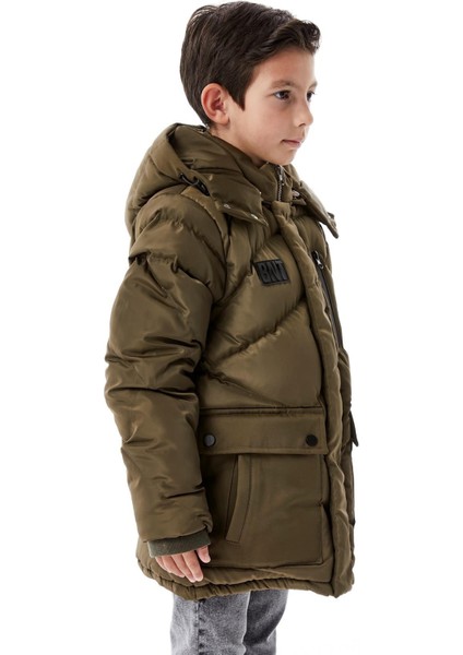Erkek Çocuk Kapüşonlu Kalın Kışlık Mont 51335 fırsatları