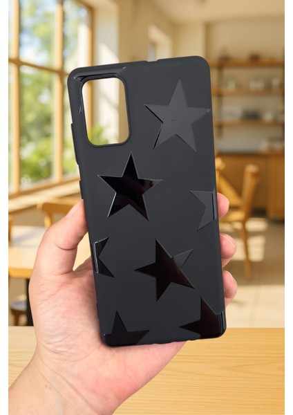 Samsung Galaxy A71 Uyumlu Star Silikon Darbe Emici Klasik Korumalı Rubber Kılıf