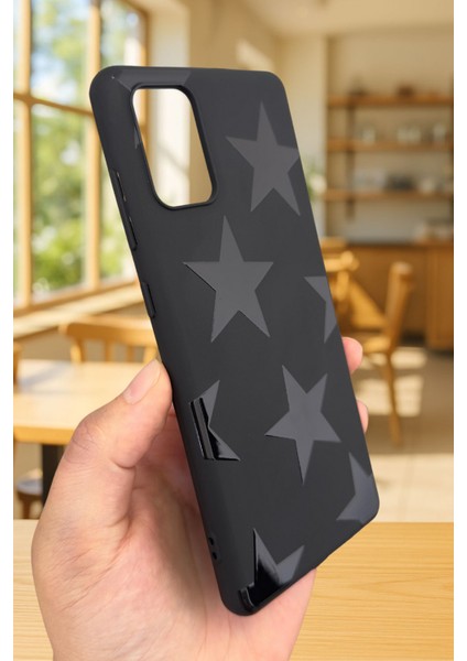 Samsung Galaxy A71 Uyumlu Star Silikon Darbe Emici Klasik Korumalı Rubber Kılıf modelleri