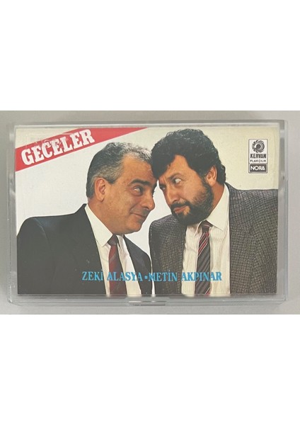 Zeki Alasya Metin Akpınar Geceler 2 Kaset (Orijinal Dönem Kağıt Baskı Kaset)