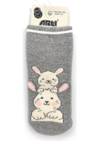 Artı Kids Kız Bebek Havlu Çorap 450197