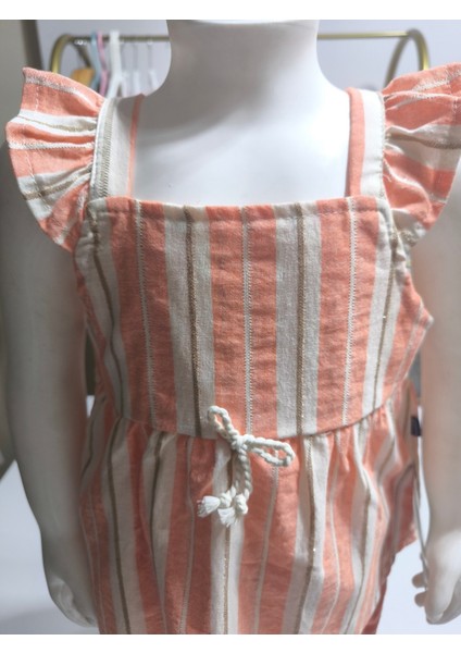 Kız Bebek Alt-Üst Şortlu Takım %100 Pamuk Müslin Tarz Tasarım Premium, Lila Şeftali fırsatları