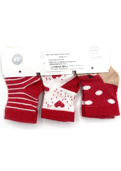 3'lü Bebek Çorabı 401