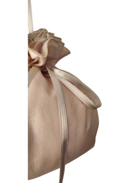 ,gelin Kına Takı Kesesi, Takı Çantası ,camel Renk, Tafta Kumaş, Gelin Takı Kesesi