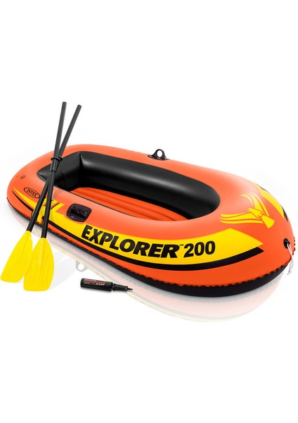 Şişme Bot Seti - Intex - Explorer 200 - 185CM - 2 Kişilik (58331)