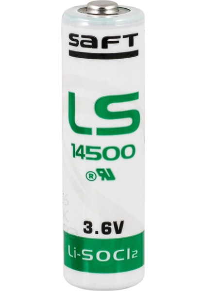 Saft LS 14500 3.6V AA Size Lithium Pil Li-SOCI2