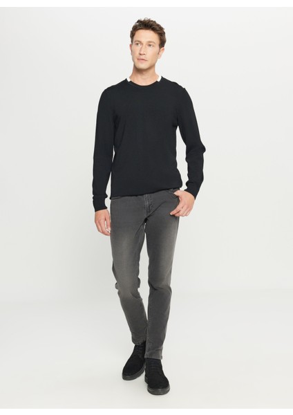 Bisiklet Yaka Standart Siyah Erkek Kazak ACE049261484_SYH fiyatları