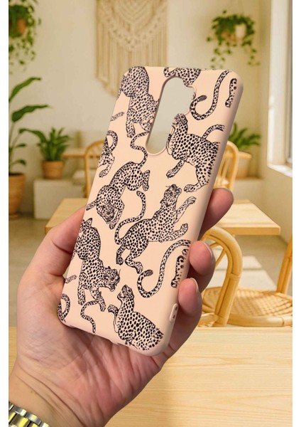 Xiaomi Redmi Note 8 Pro- Leopar Desenli Silikon Darbe Emici Klasik Korumalı Rubber Kılıf modelleri