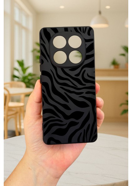 Xiaomi Redmi Note 14 Pro 4g-Zebra Desenli Silikon Darbe Emici Klasik Korumalı Rubber Kılıf fiyatları