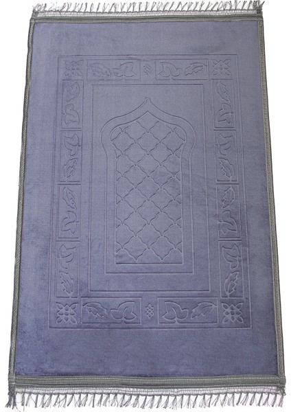 Yumuşak Kadife Dokulu Peluş Seccade Mor modelleri