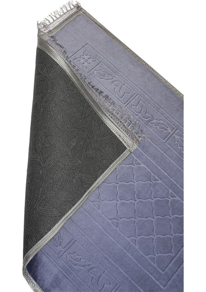 Yumuşak Kadife Dokulu Peluş Seccade Mor indirimleri