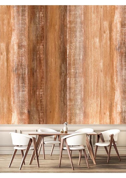 Eskitme Ahşap Desenli Isı ve Ses Yalıtımlı Sağlıklı Tekstil Duvar Kağıdı fiyatları