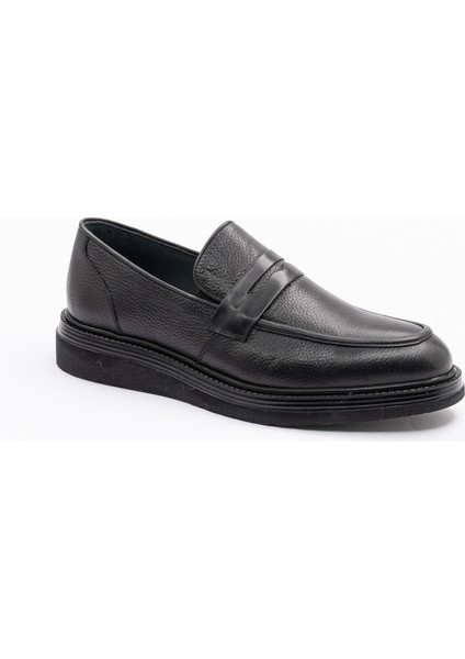 Yt Siyah Deri Klasik Erkek Ayakkabı modelleri