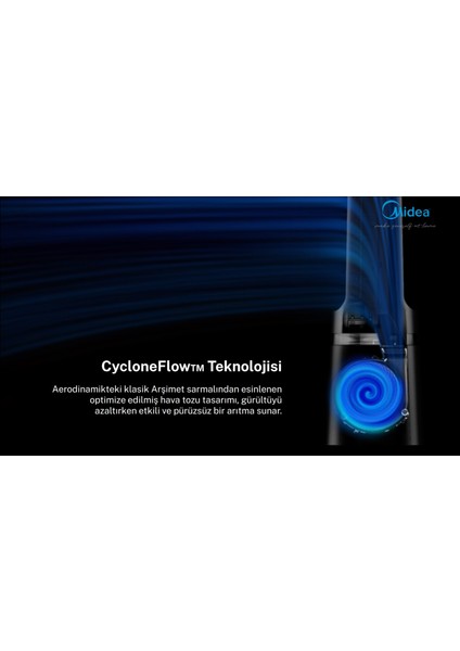 Mıdea AMS150E-SJ Hava Temizleyici ve Isıtıcı ( 3'ü Bir Arada )