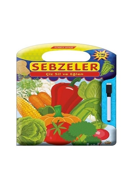 Çiz Sil Eğlen Sebzeler
