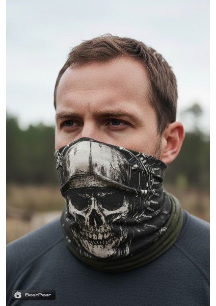 Motorcu Buff Boyunluk Bandana Baf Unisex Esnek Kumaşlı Rüzgarlık