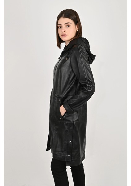 Kadın Deri Mont 8011UZN